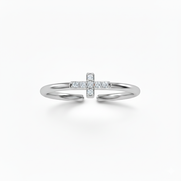 Silver Halo Cross