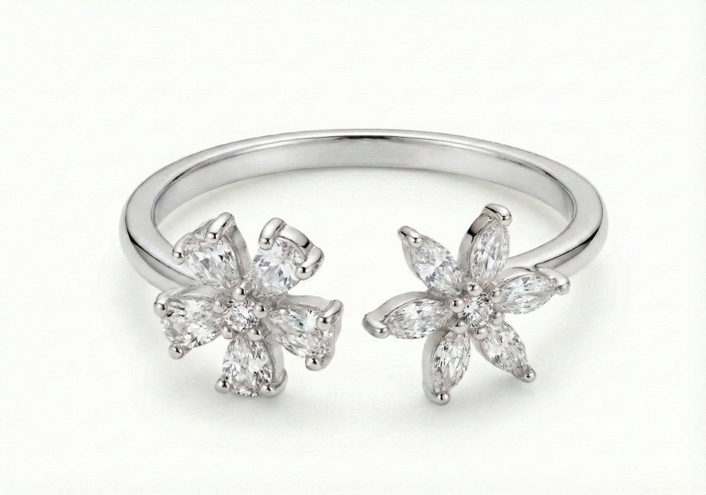 Élan Fleur Ring | 925 Sterling Silver
