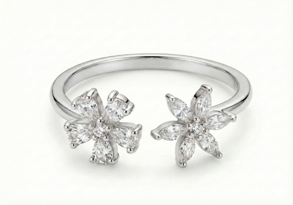 Élan Fleur Ring | 925 Sterling Silver