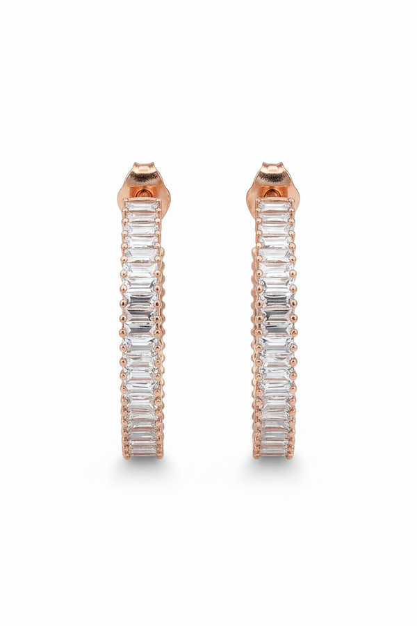 Rosé Riviera Baguette Hoop