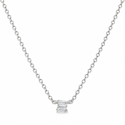 Baguette Luxe Pendant Necklace