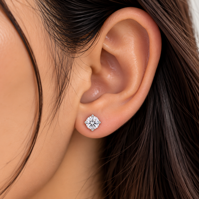 Lumière Grande Solitaire Studs