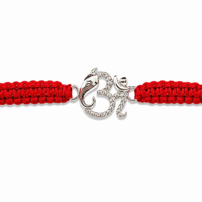 925 Sterling Silver Om Rakhi