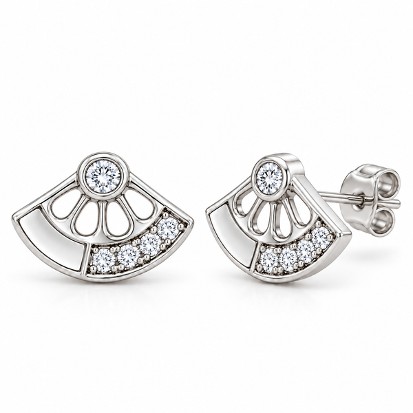 Aurelia Celestine Fan Studs