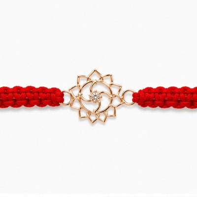 Divine Lotus Radiance Rakhi