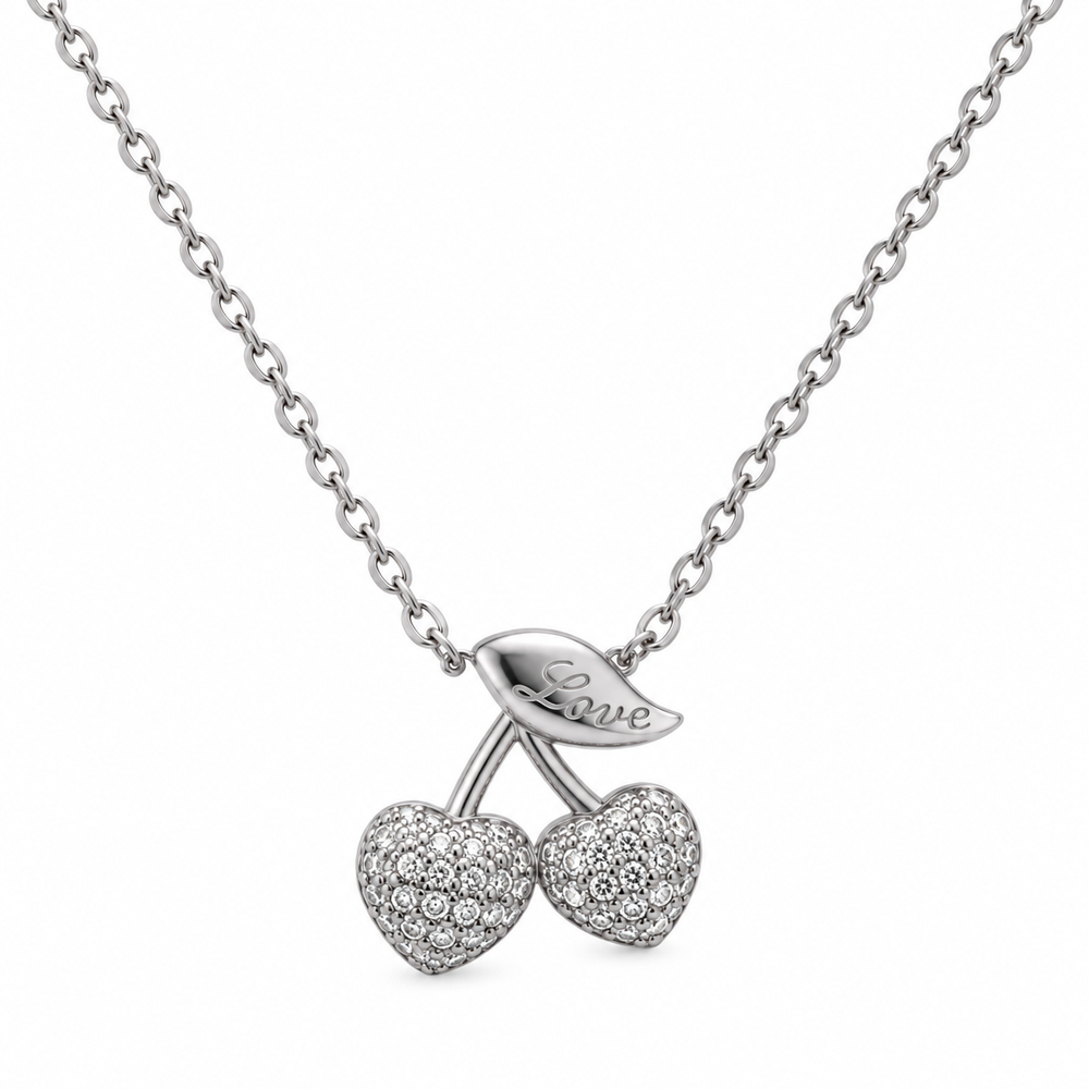 Love Cherry Pendant Necklace