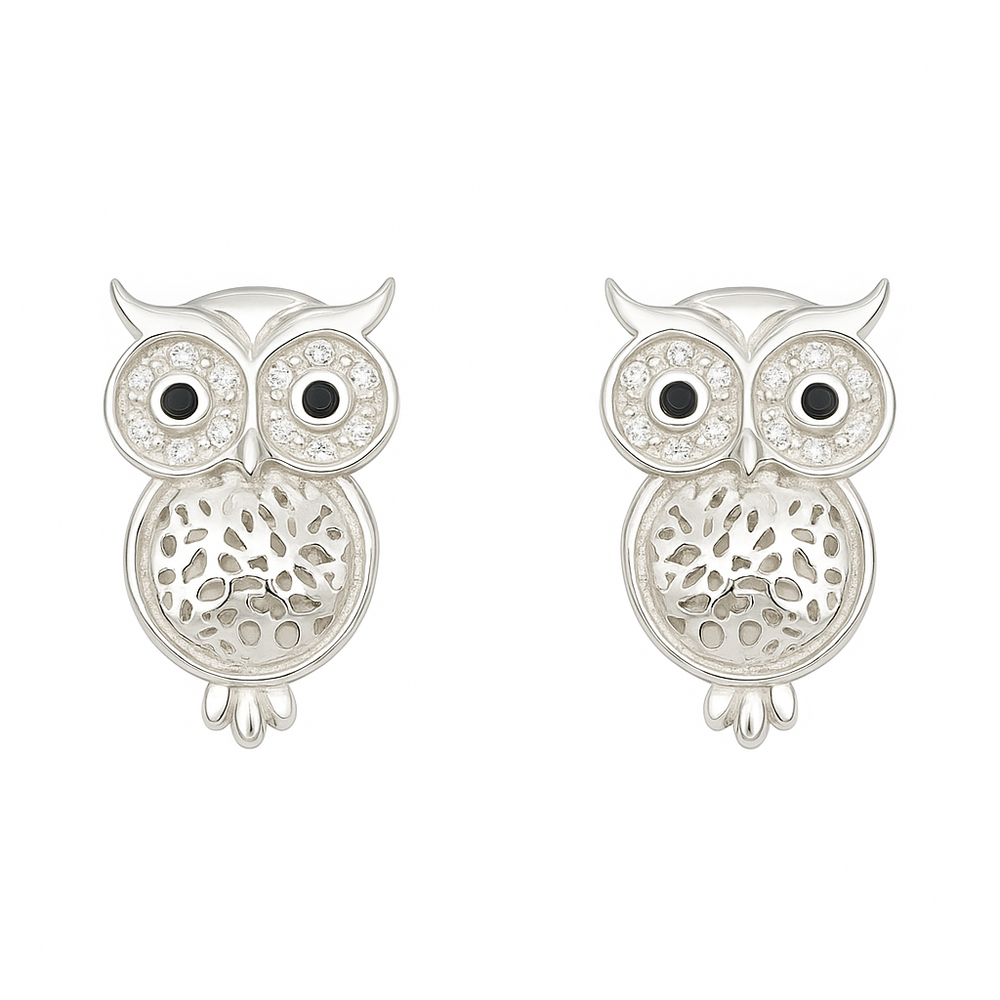 Noctra Owlette Studs