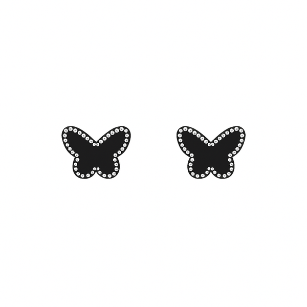 Black Nyra Noir Studs