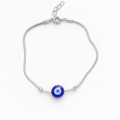Silver Tiny Guard Anklet For Women