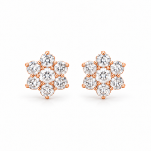 Rosé Celeste Bloom Studs