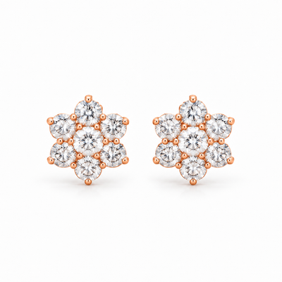 Rosé Celeste Bloom Studs