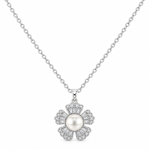 Pearl Blossom Elegance Necklace