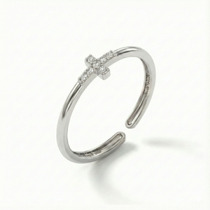 Silver Halo Cross
