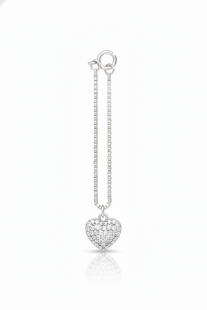 Sparkle Heart Charm