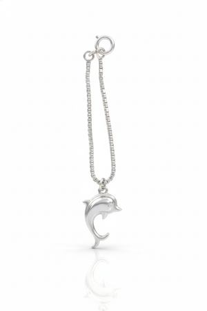Ocean Whirl Dolphin Charm