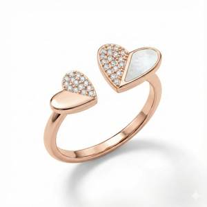 Amora Twin Heart Diamond Flex