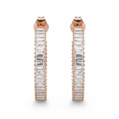 Rosé Riviera Baguette Hoop