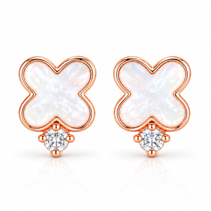 Opaline Cloverkiss Studs