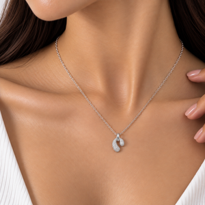 Infinity Twist Pendant Necklace