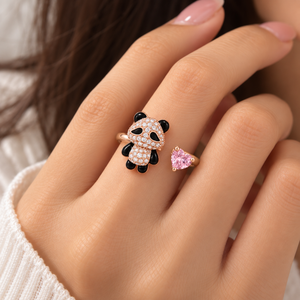 Panda Love Charm Ring