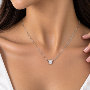 Baguette Luxe Pendant Necklace