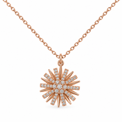 Celestial Burst Pendant Necklace