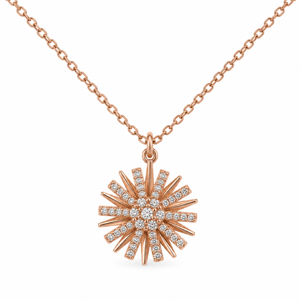 Celestial Burst Pendant Necklace