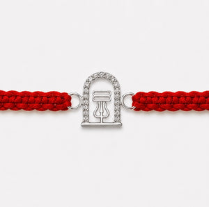 925 Sterling Silver Shivling Divine Rakhi with Sacred Red Thread | Premium Shivling Rakhi for Brother | Raksha Bandhan | Mohè Jewels