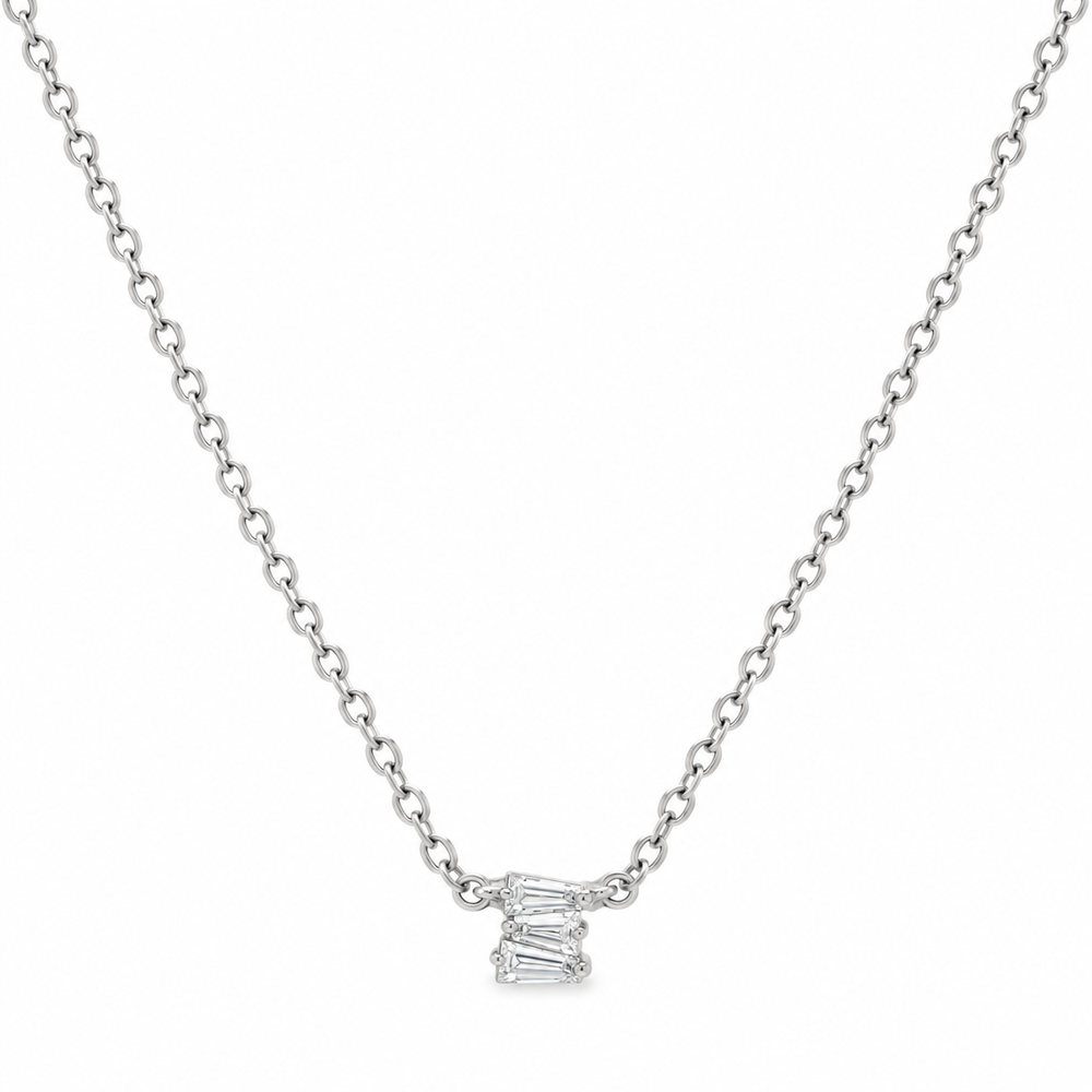 Baguette Luxe Pendant Necklace