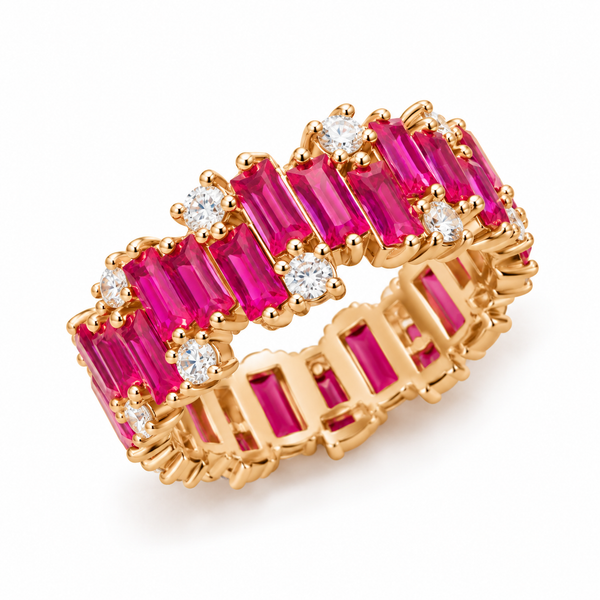 Ruby Blush Eternity Ring