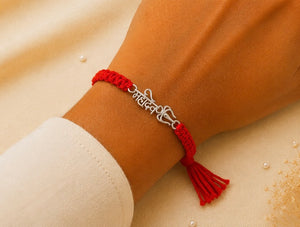 925 Sterling Silver Mahakaal Divine Rakhi with Trishul & Sacred Red Thread | Premium Mahadev Rakhi for Brother | Raksha Bandhan | Mohè Jewels