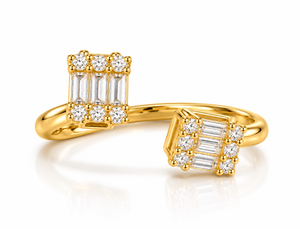 Golden Embrace Open Ring