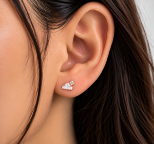 Rosé Cloudburst Mother of Pearl Studs