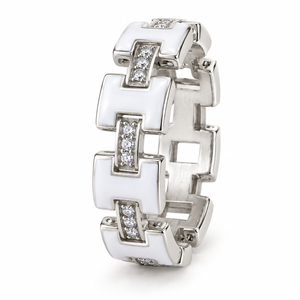 Ivory Luxe Link Ring