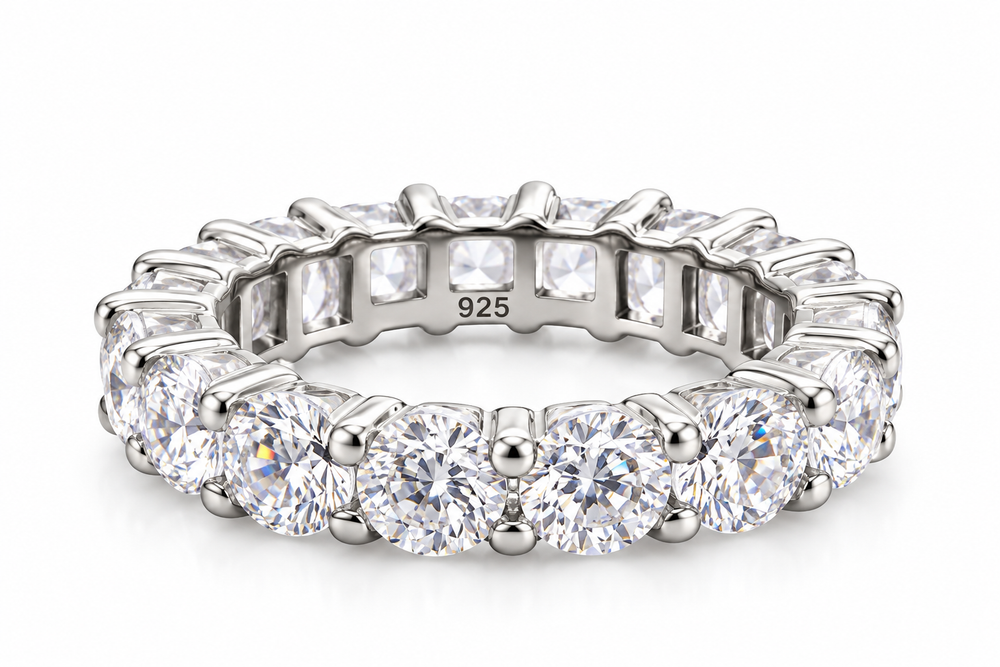 Silver Lumière Reversible Eternity Ring