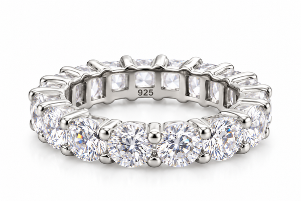 Silver Lumière Reversible Eternity Ring