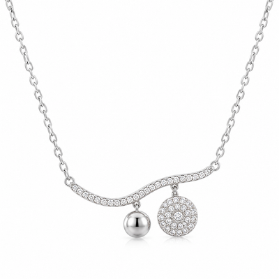 Luna Charm Curve Necklace