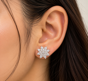 Aurelia Bloom Crystal Studs