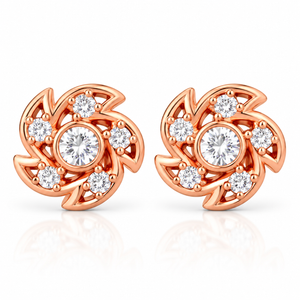 Rosé Bloom Radiance Studs
