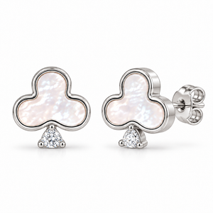 Pearlora Cloverdrop Studs