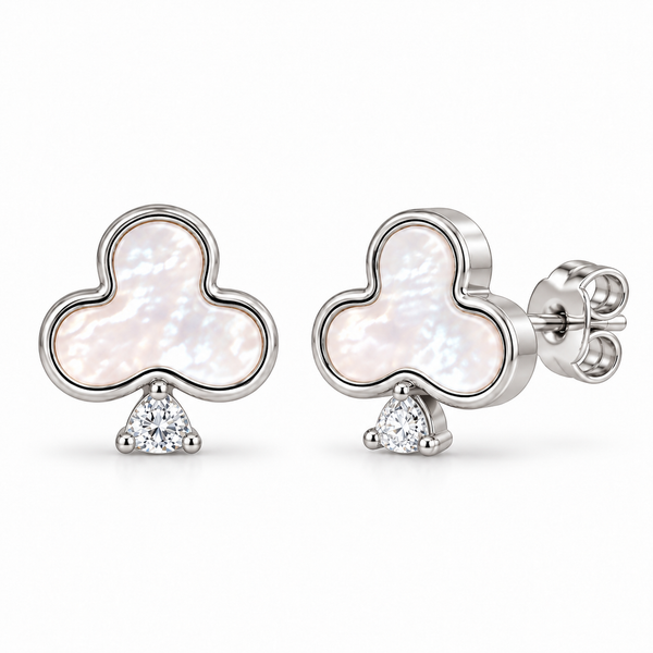 Pearlora Cloverdrop Studs
