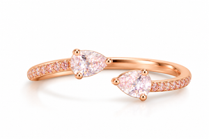 Blush Infinity Open Ring