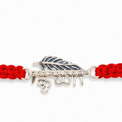 Krishna Divine Grace Rakhi with Peacock Feather