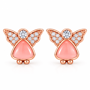Rosalie Butterfly Blush Studs
