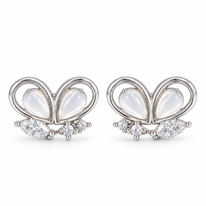Celestia Butterfly Crystal Studs