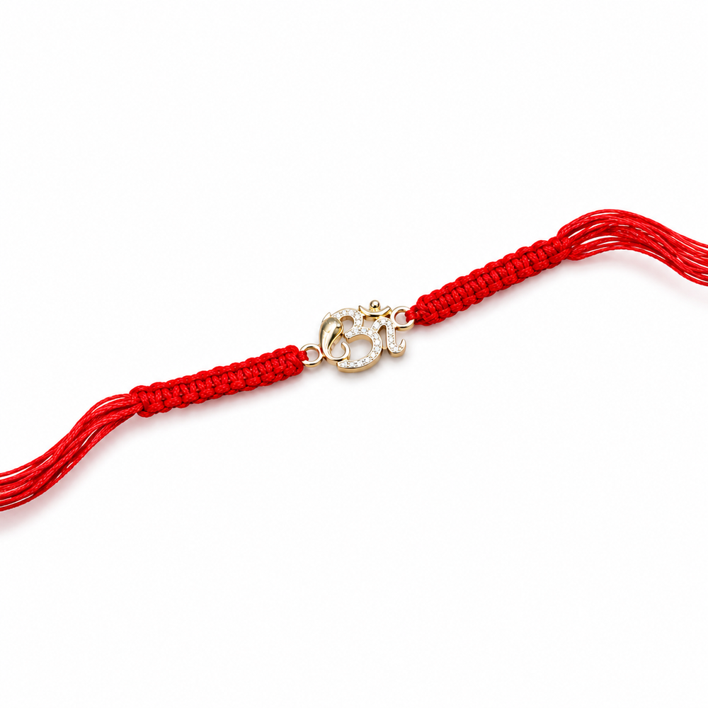 Divine Om Spark Rakhi       925 Sterling Silver Rakhi