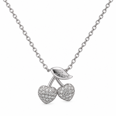 Love Cherry Pendant Necklace