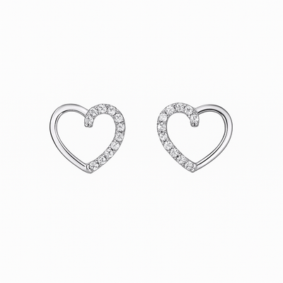 Luvia Heart Studs