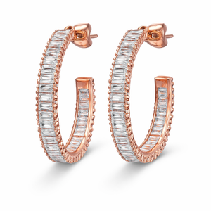Rosé Riviera Baguette Hoop