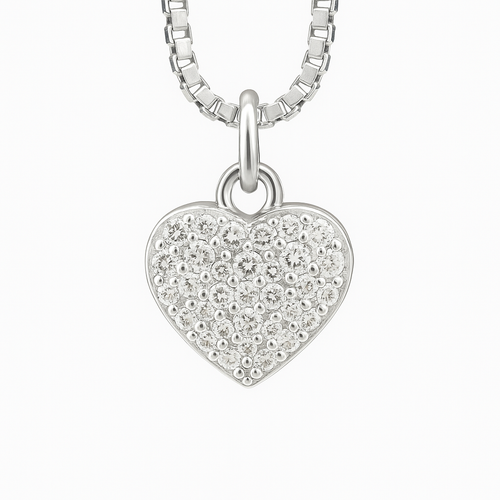 Sparkle Heart Charm